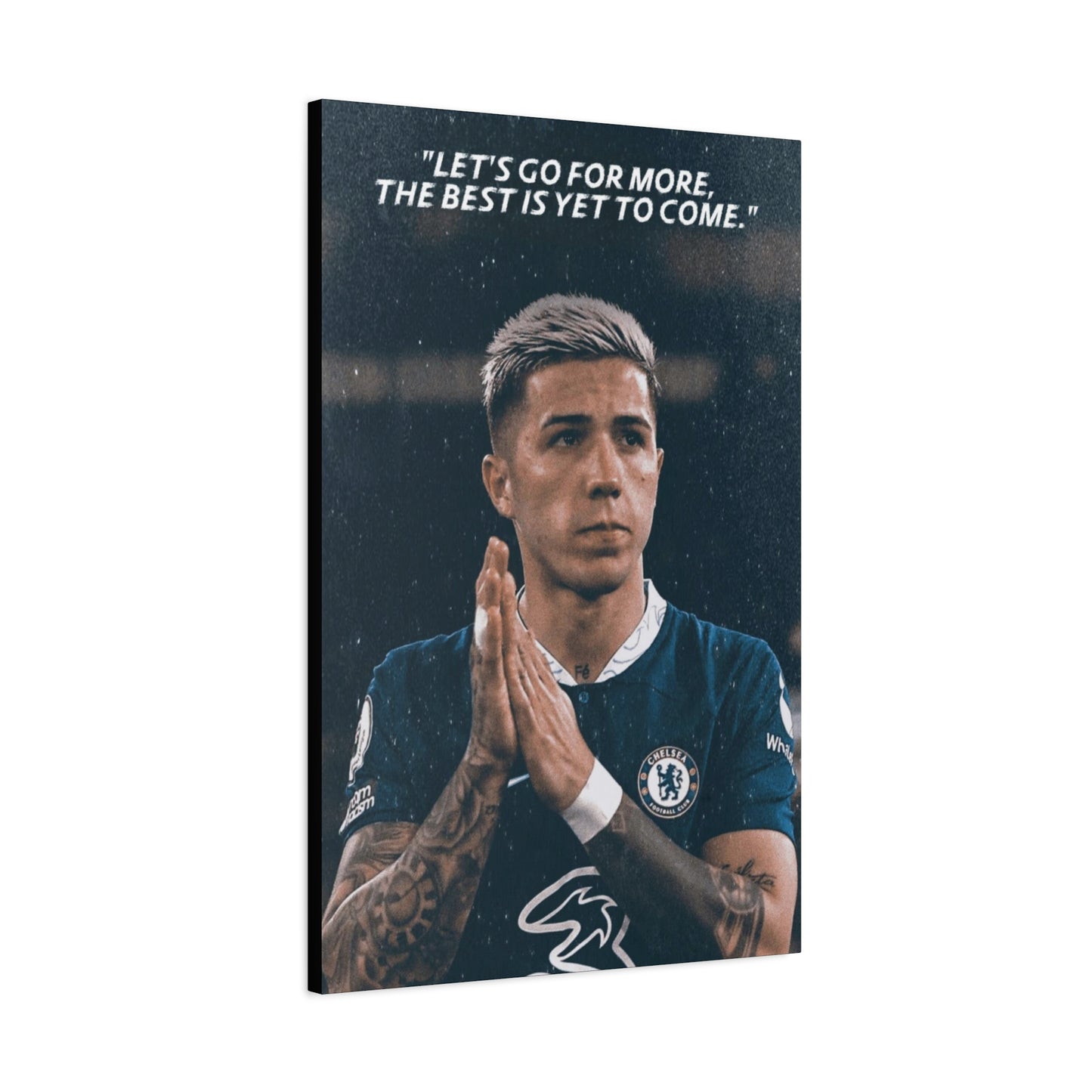 Enzo Fernandez Motivational Canvas