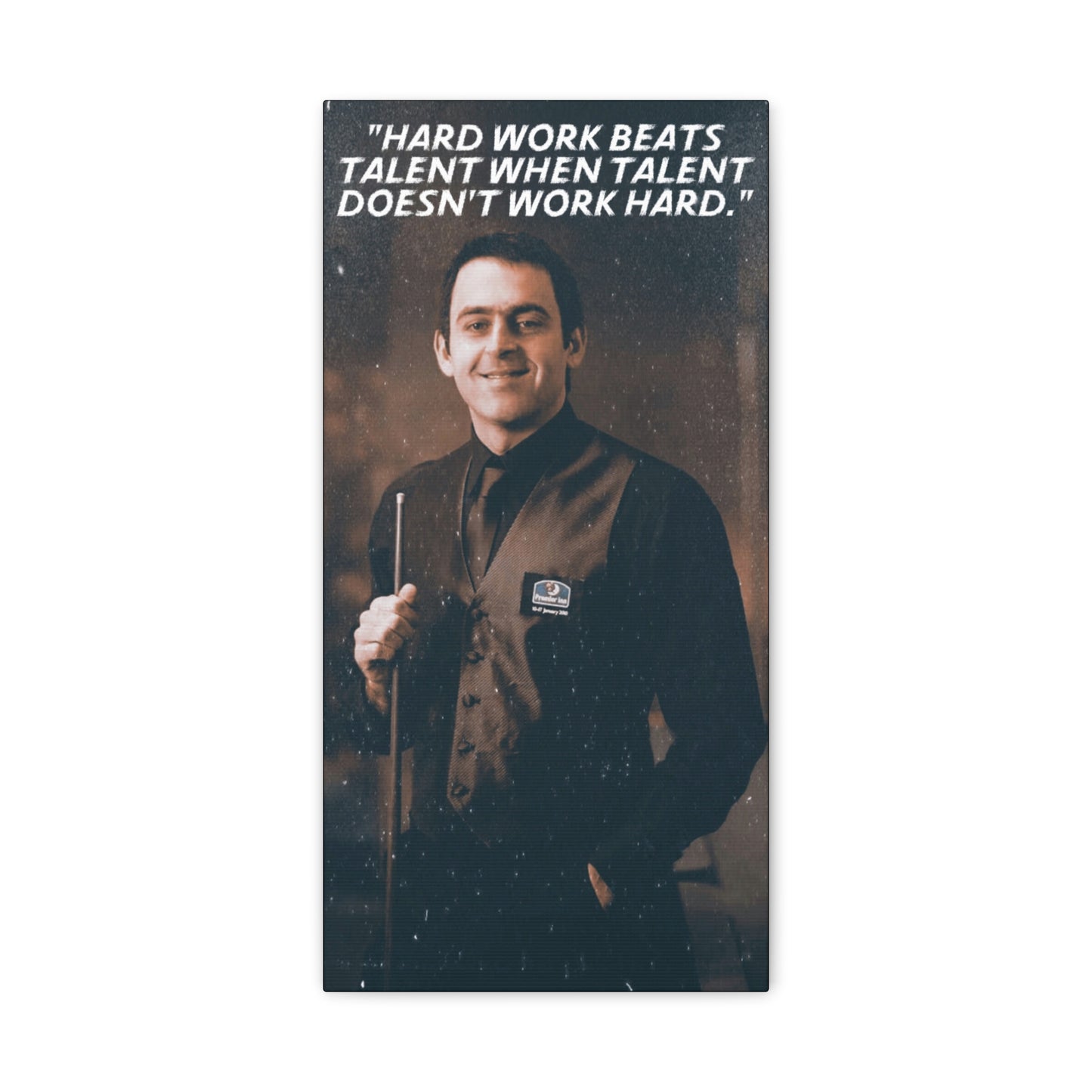 Ronnie O Sullivan Motivational Canvas