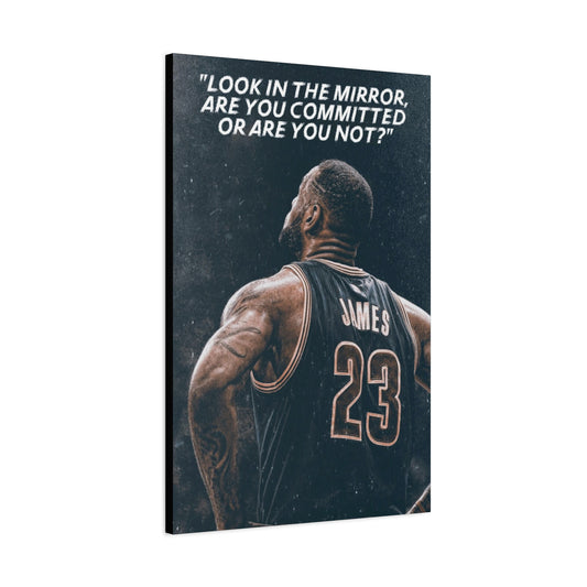 LeBron James Motivational Canvas