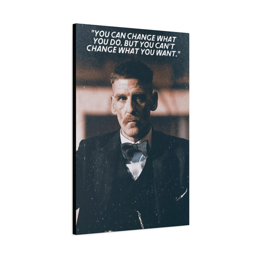 Arthur Shelby Motivational Canvas