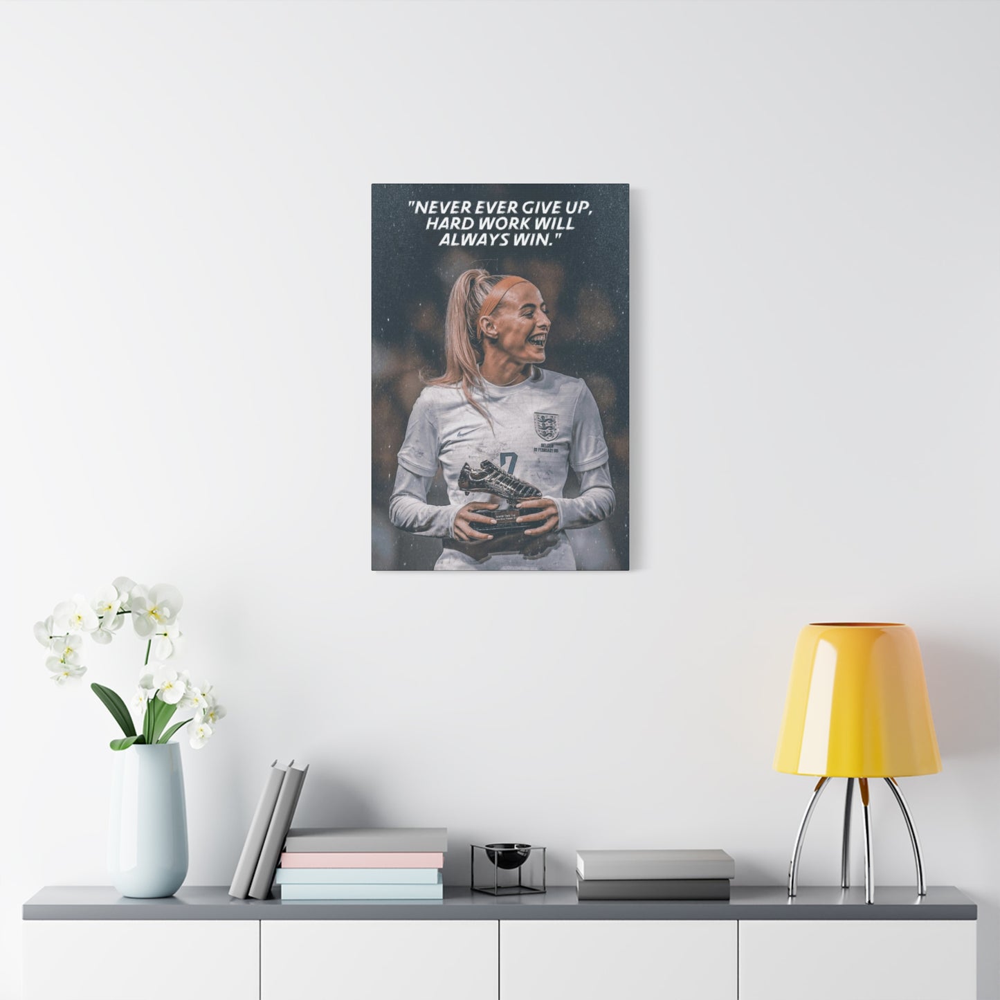 Chloe Kelly Motivational Canvas