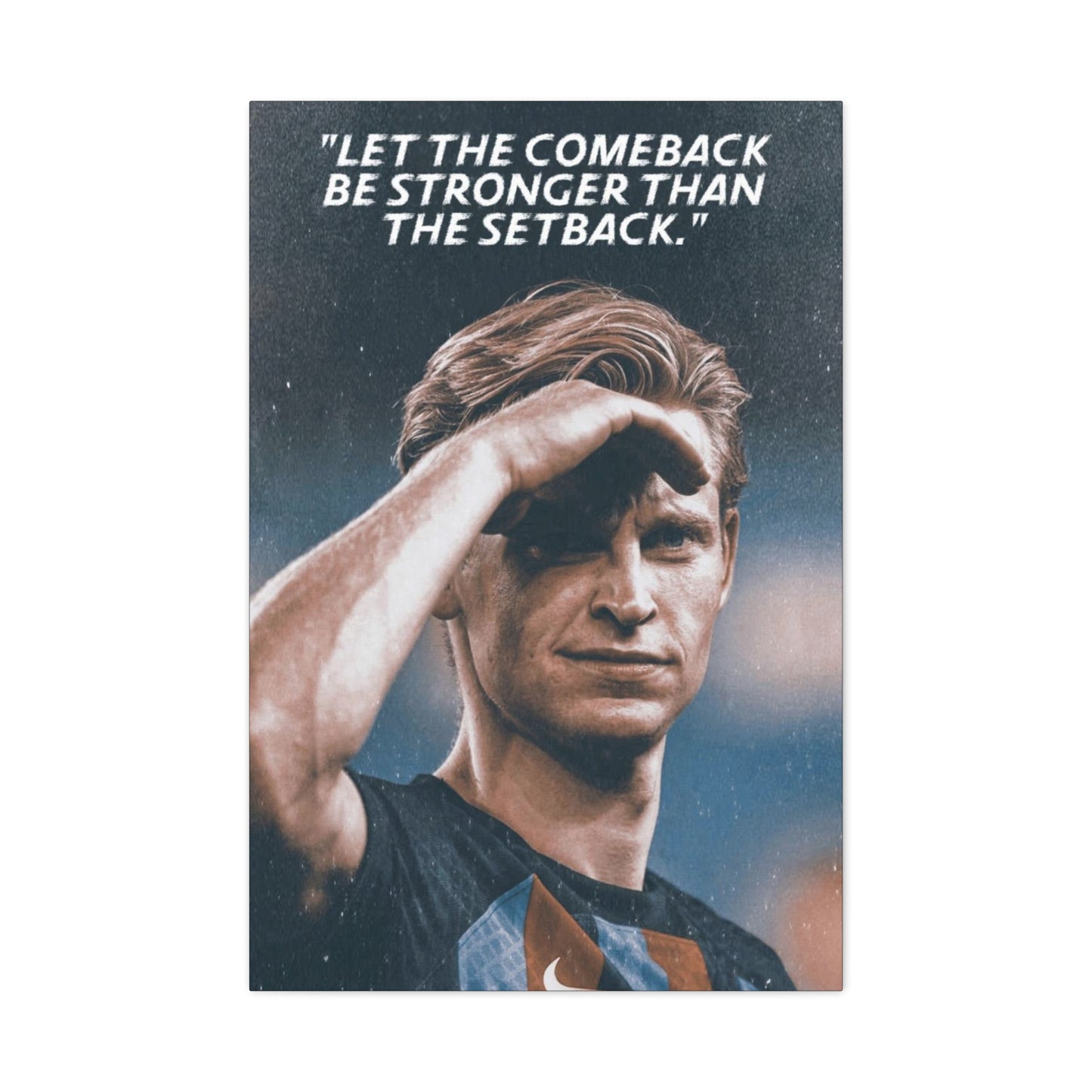 Frenkie De Jong Motivational Canvas