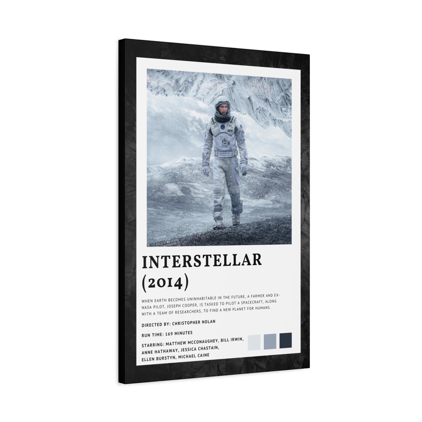 Interstellar Movie Cover Canvas