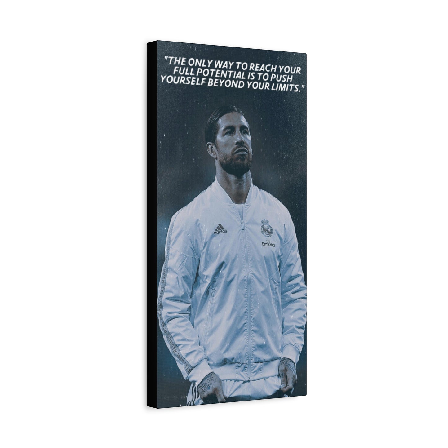 Sergio Ramos Motivational Canvas