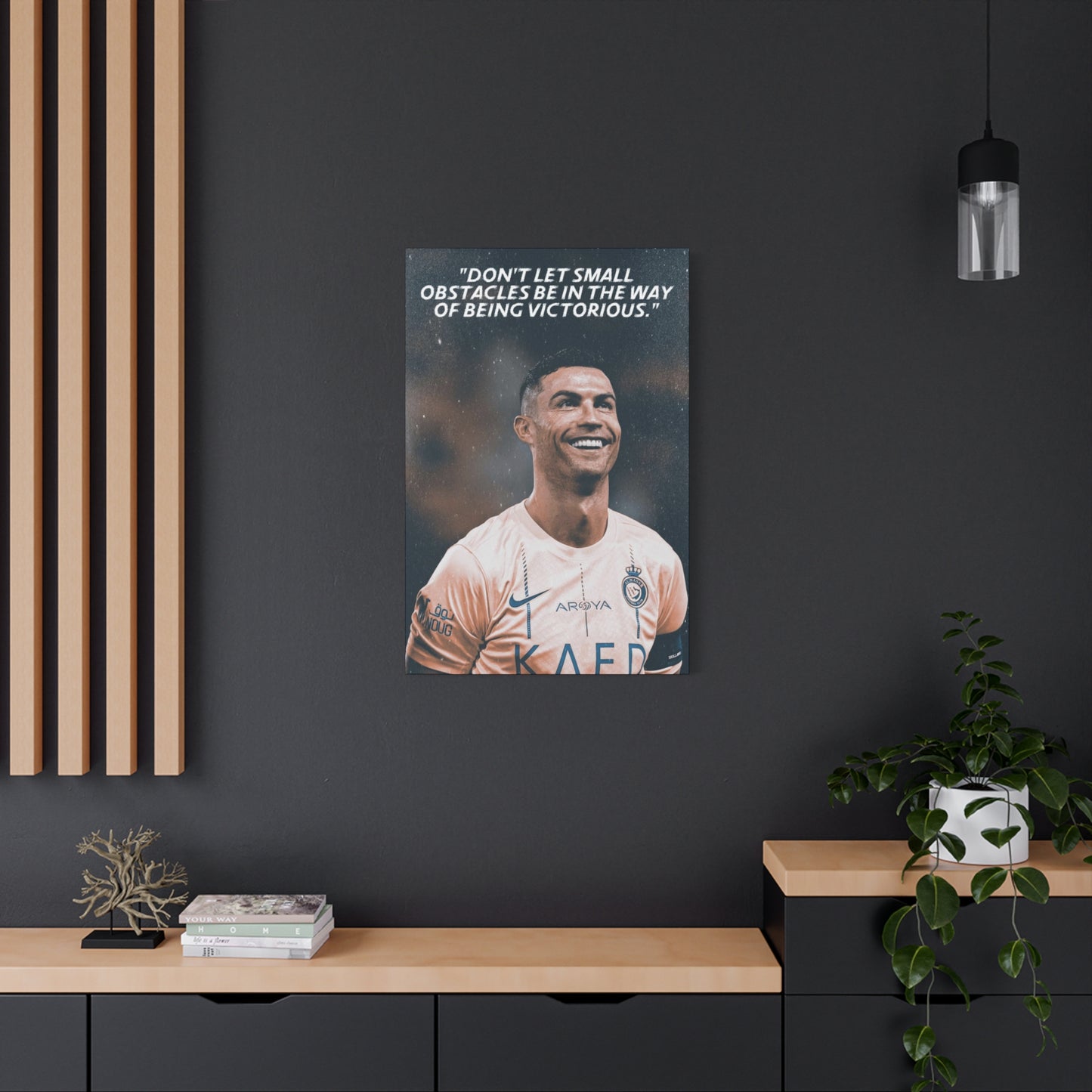 Cristiano Ronaldo Motivational Canvas