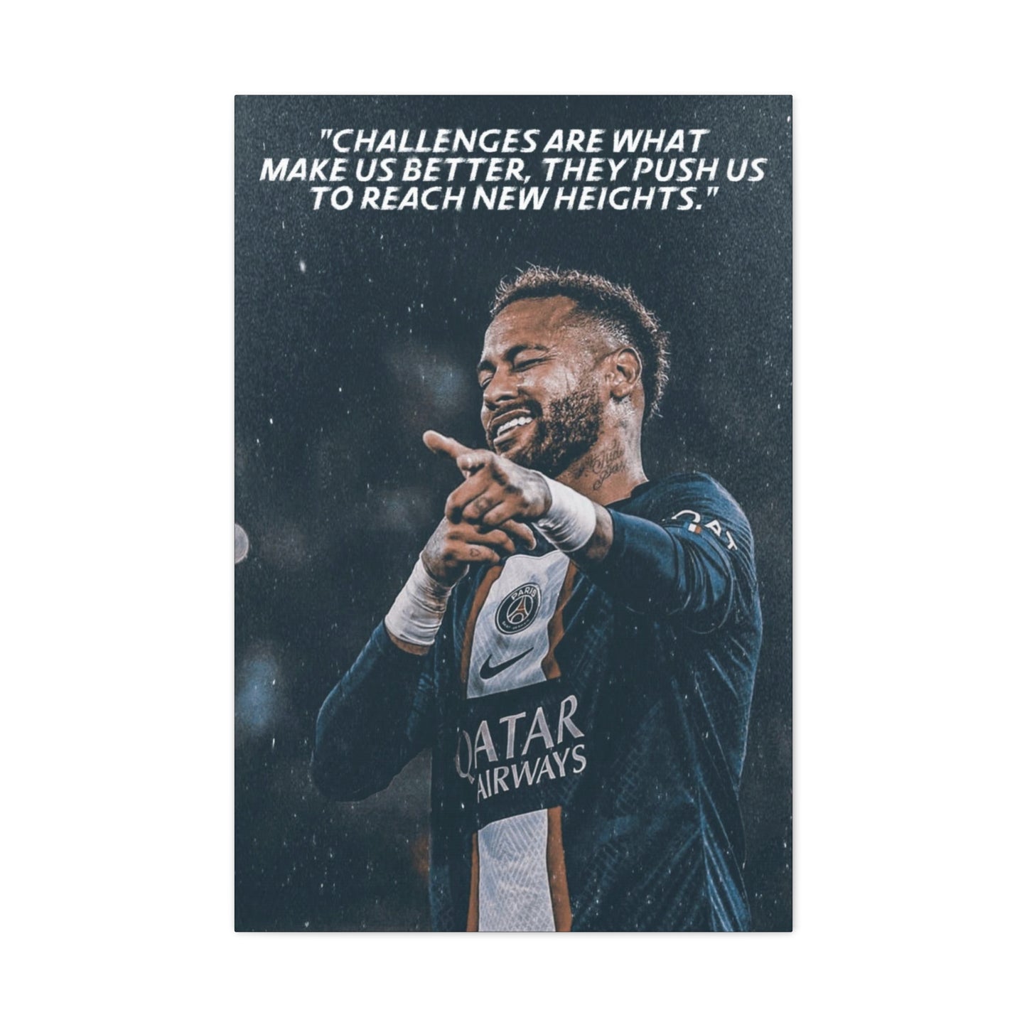Neymar Motivational Canvas