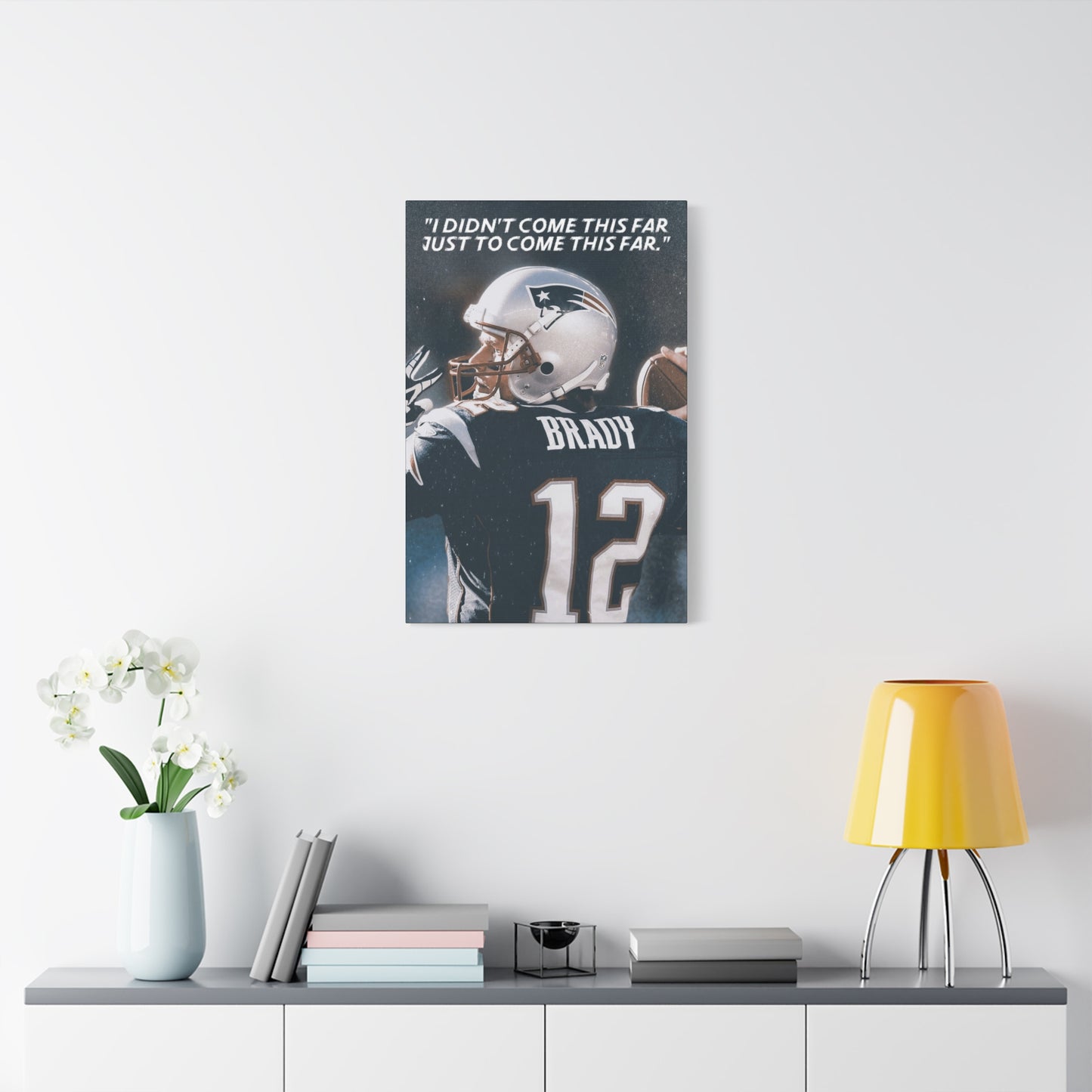 Tom Brady Motivational Canvas