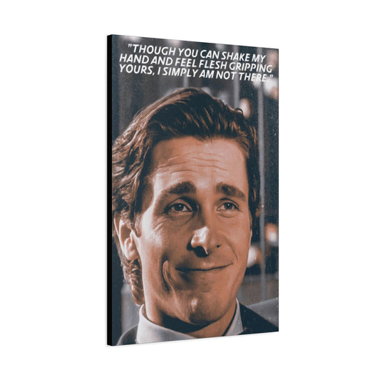 Patrick Bateman Motivational Canvas