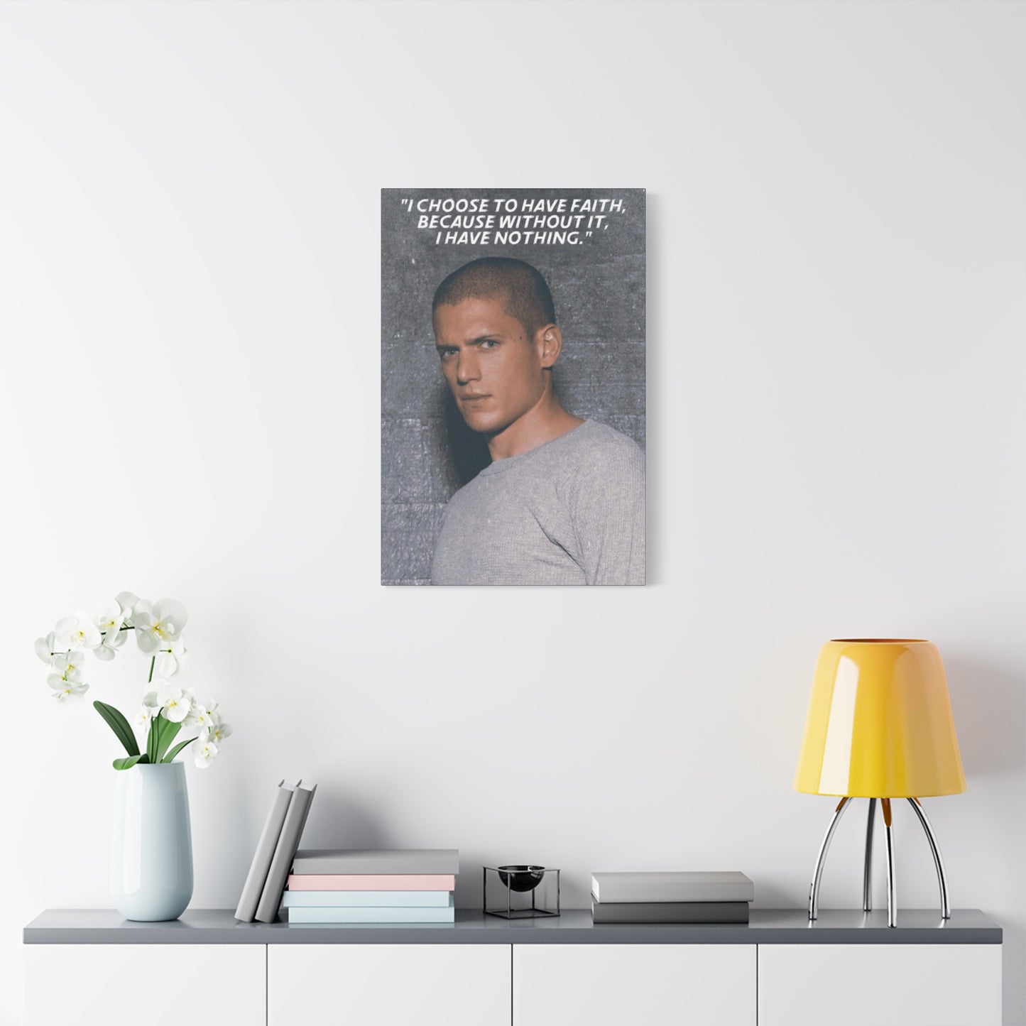 Michael Scofield Motivational Canvas