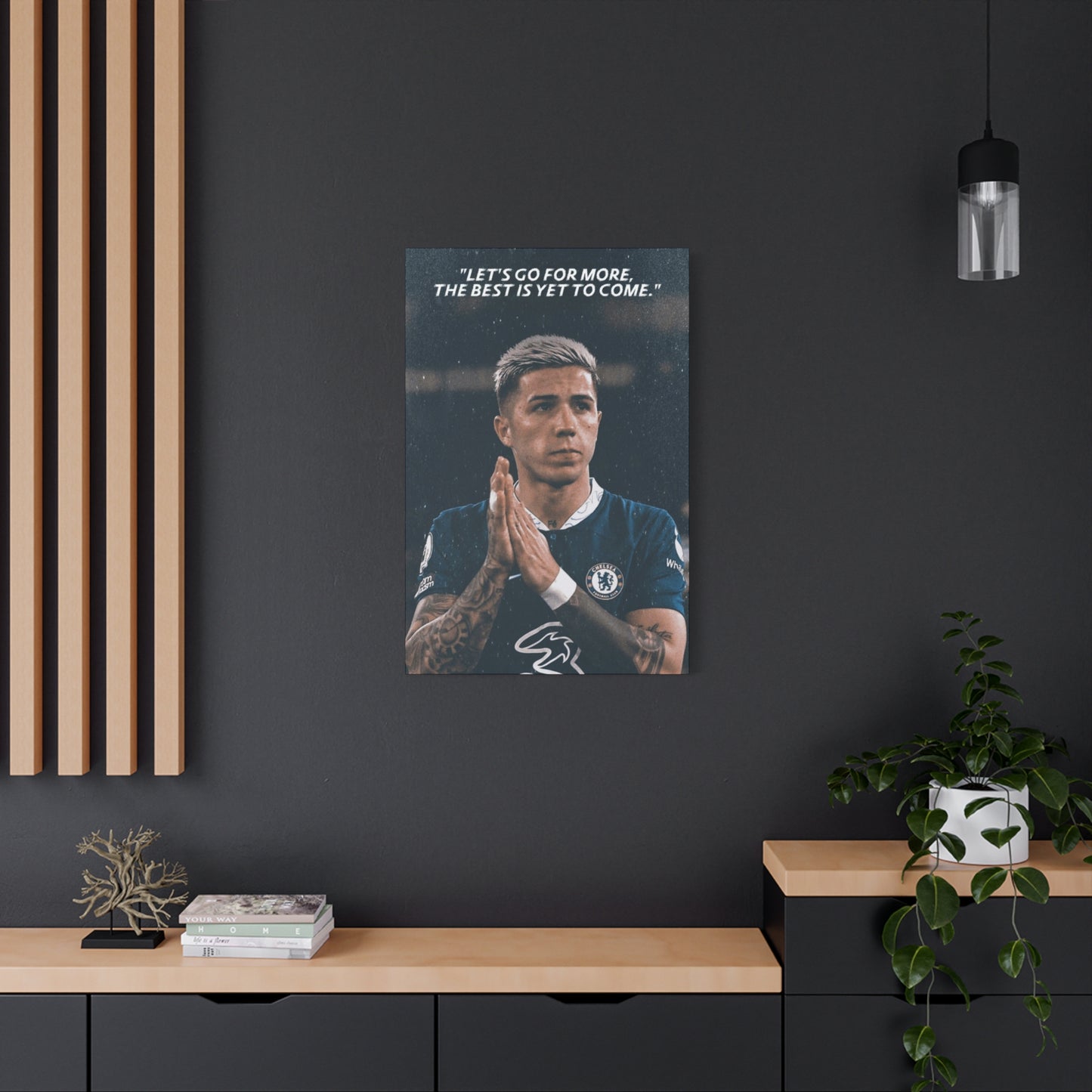 Enzo Fernandez Motivational Canvas