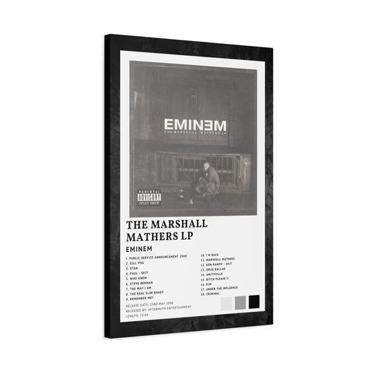 Eminem Album Cover Canvas - The Marshall Mathers LP