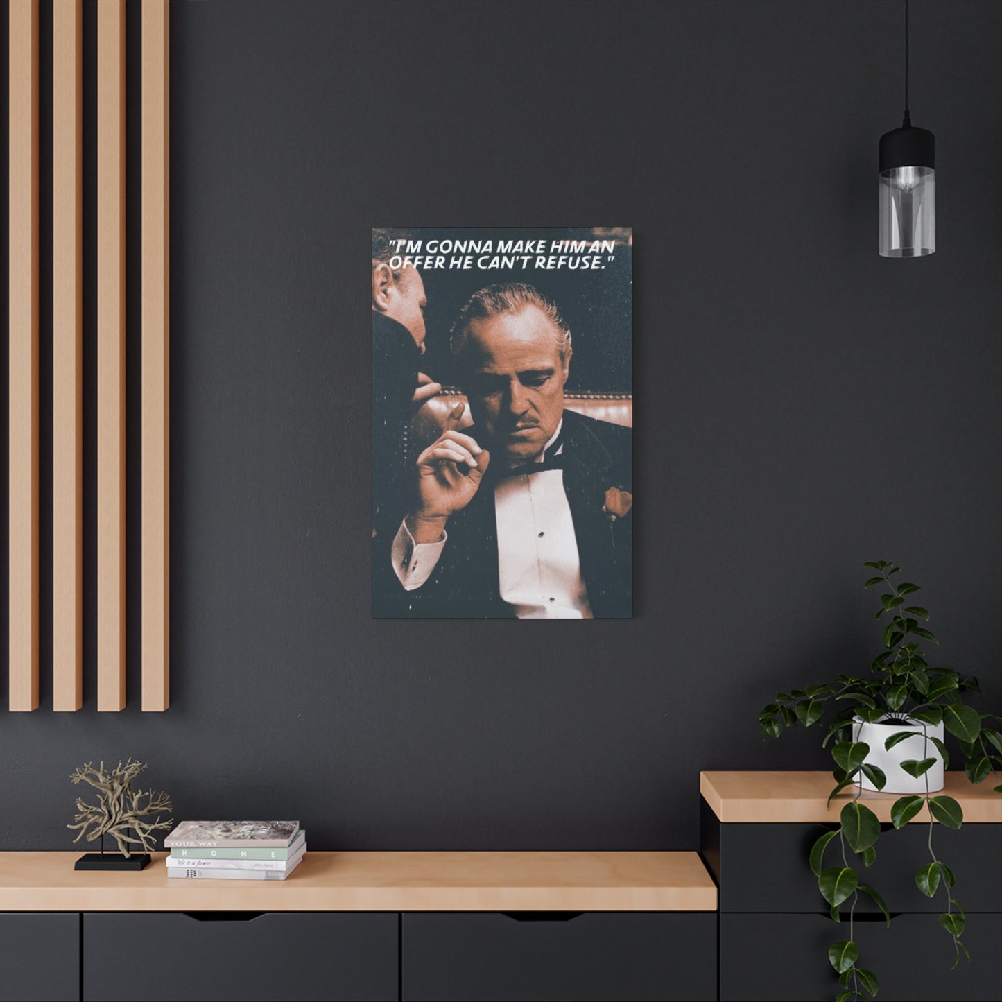 The Godfather Motivational Canvas