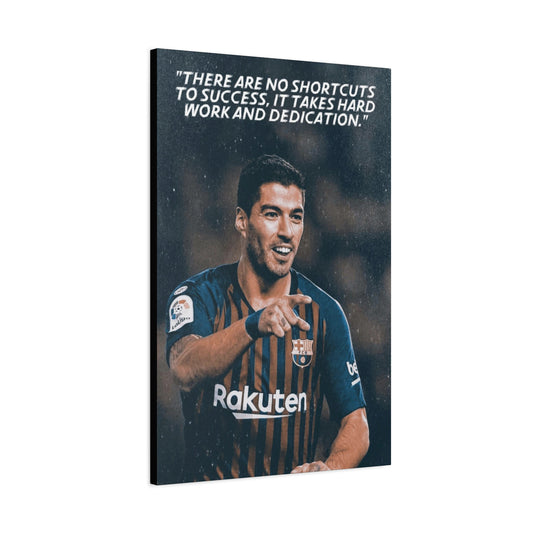 Luis Suarez Motivational Canvas