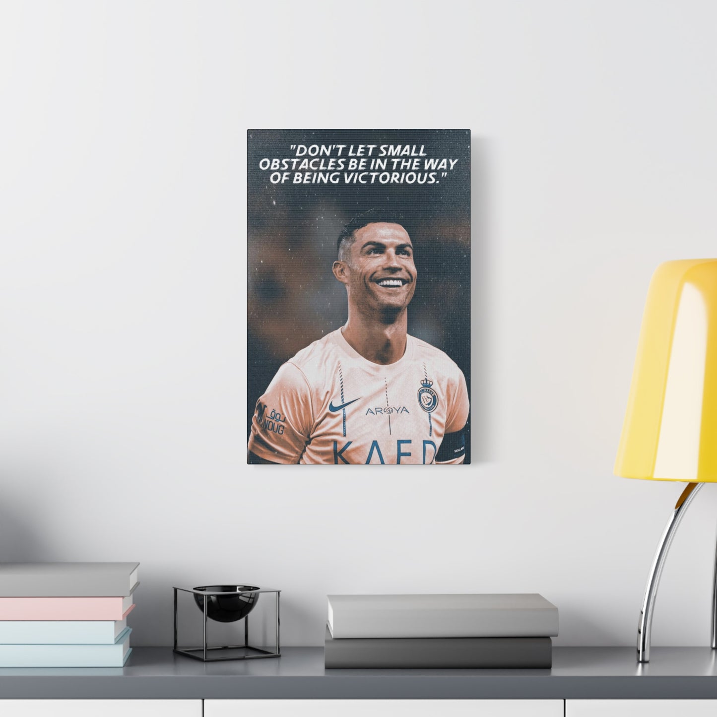 Cristiano Ronaldo Motivational Canvas