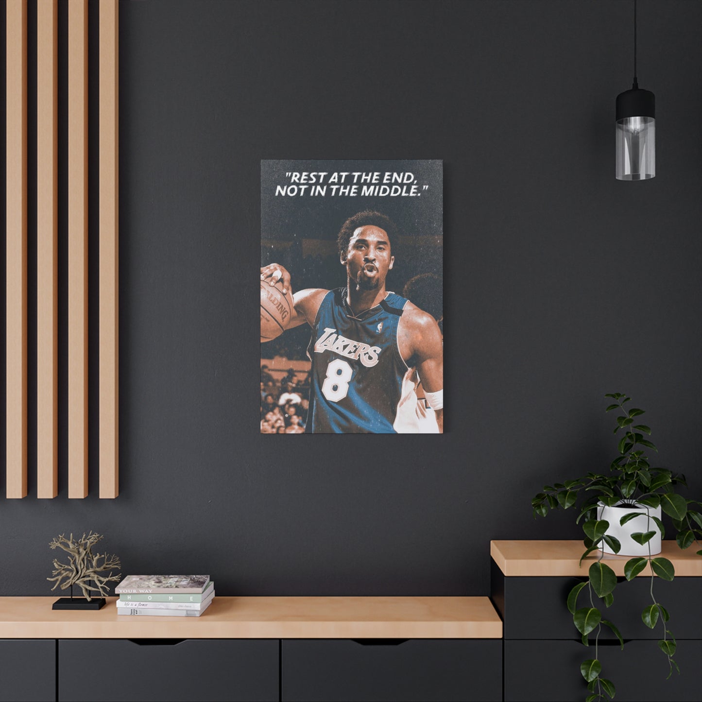 Kobe Bryant Motivational Canvas