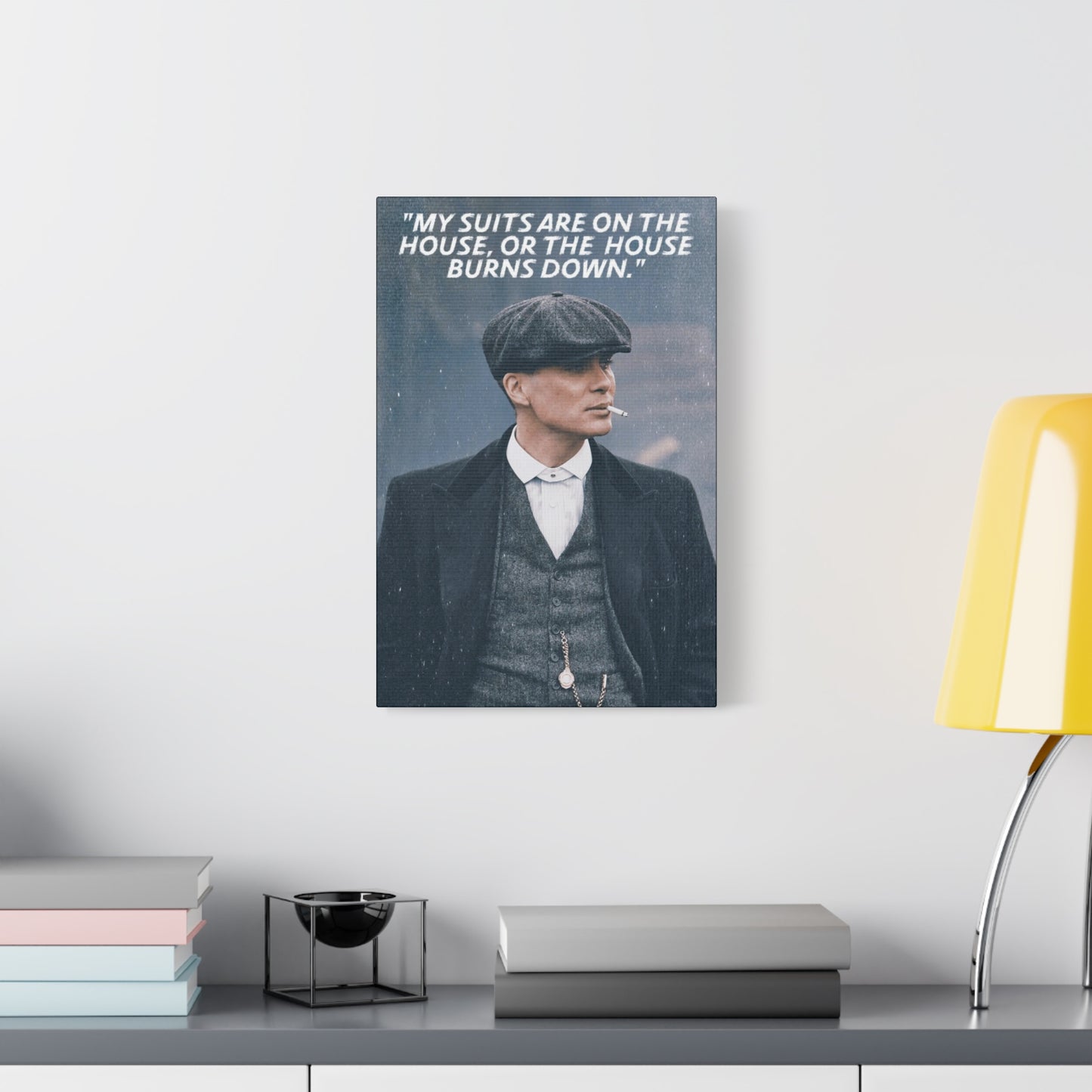 Tommy Shelby Motivational Canvas