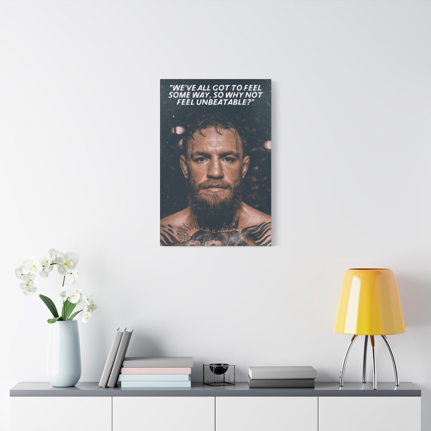 Conor McGregor Motivational Canvas