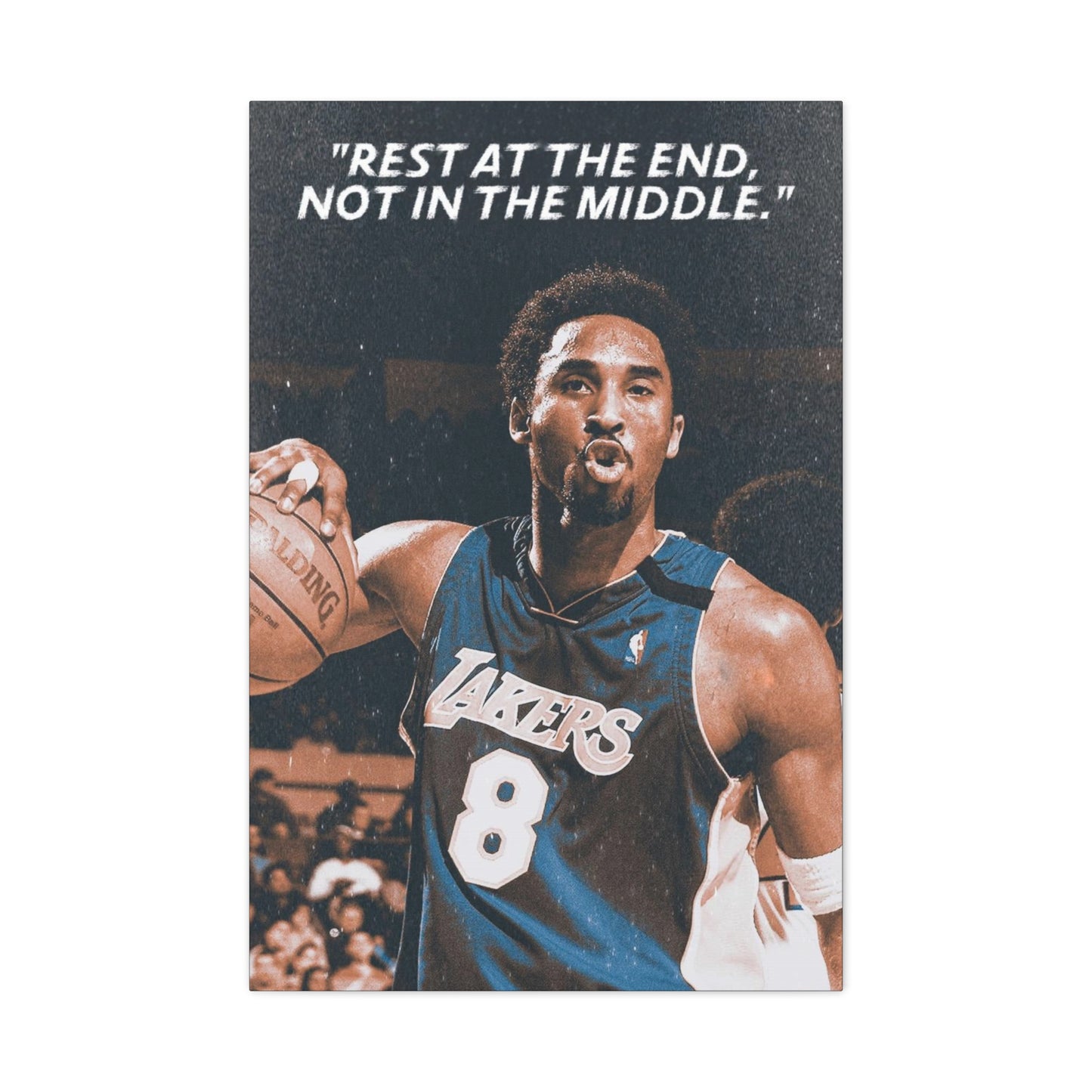 Kobe Bryant Motivational Canvas