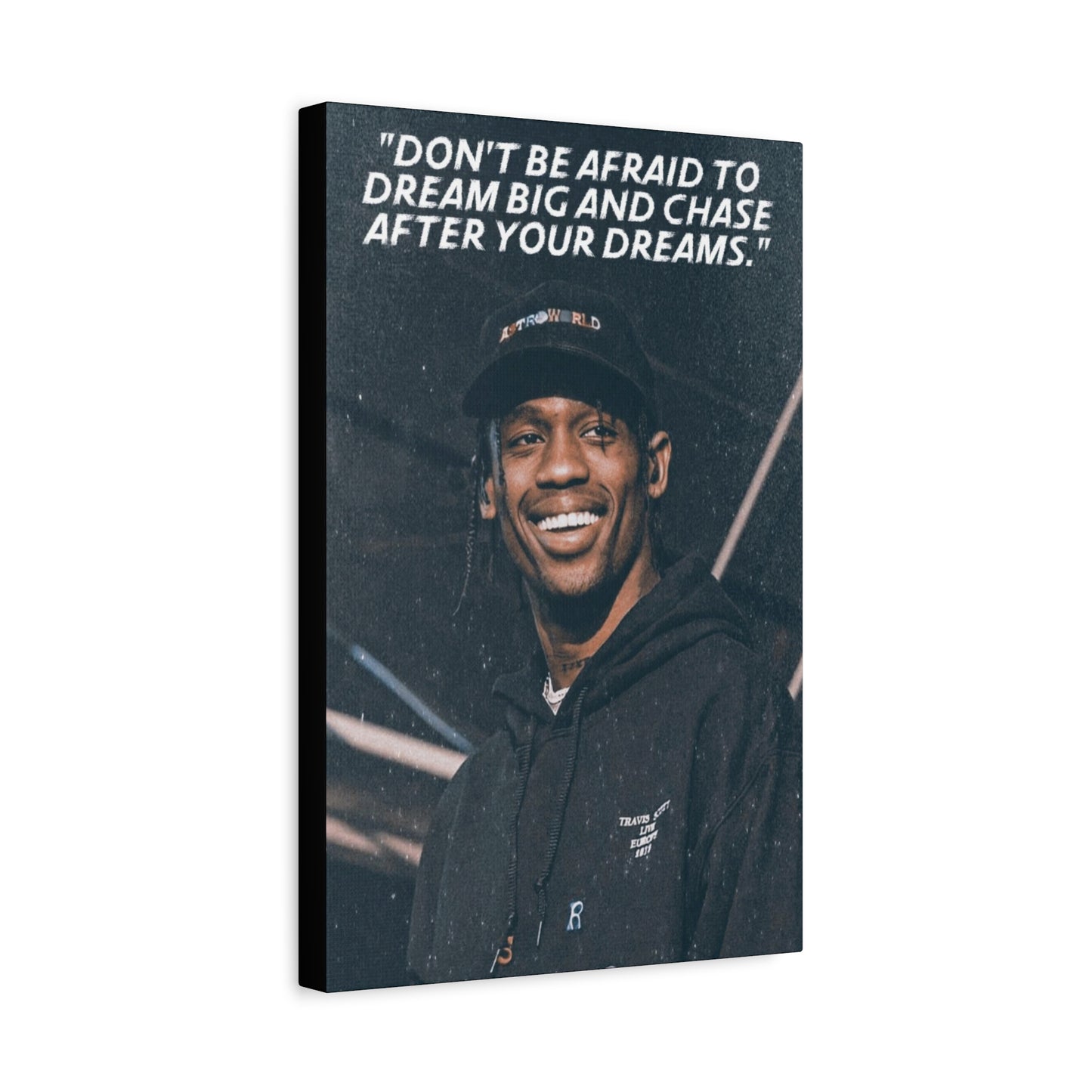 Travis Scott Motivational Canvas