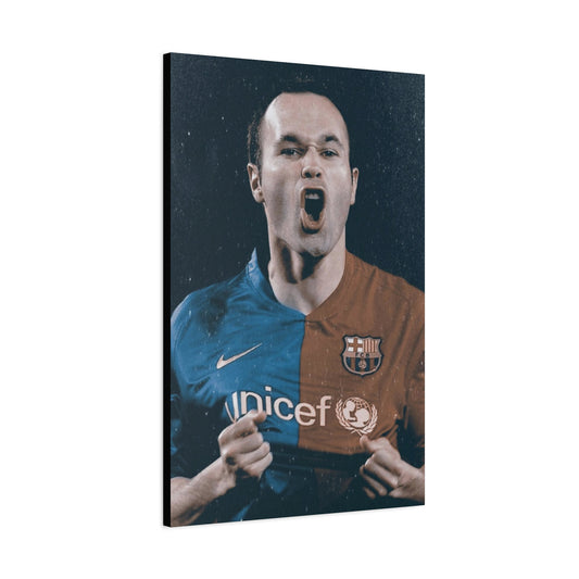 Andres Iniesta Classic Canvas