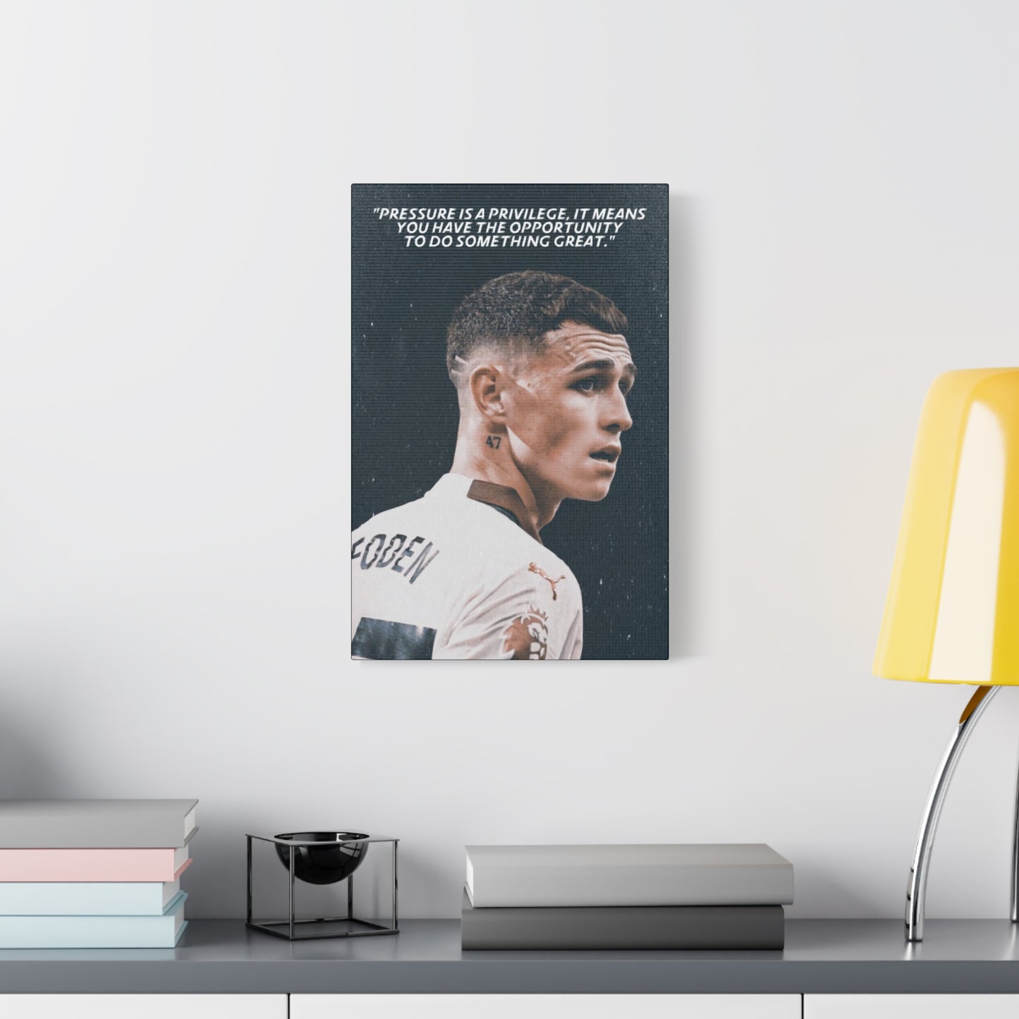Phil Foden Motivational Canvas
