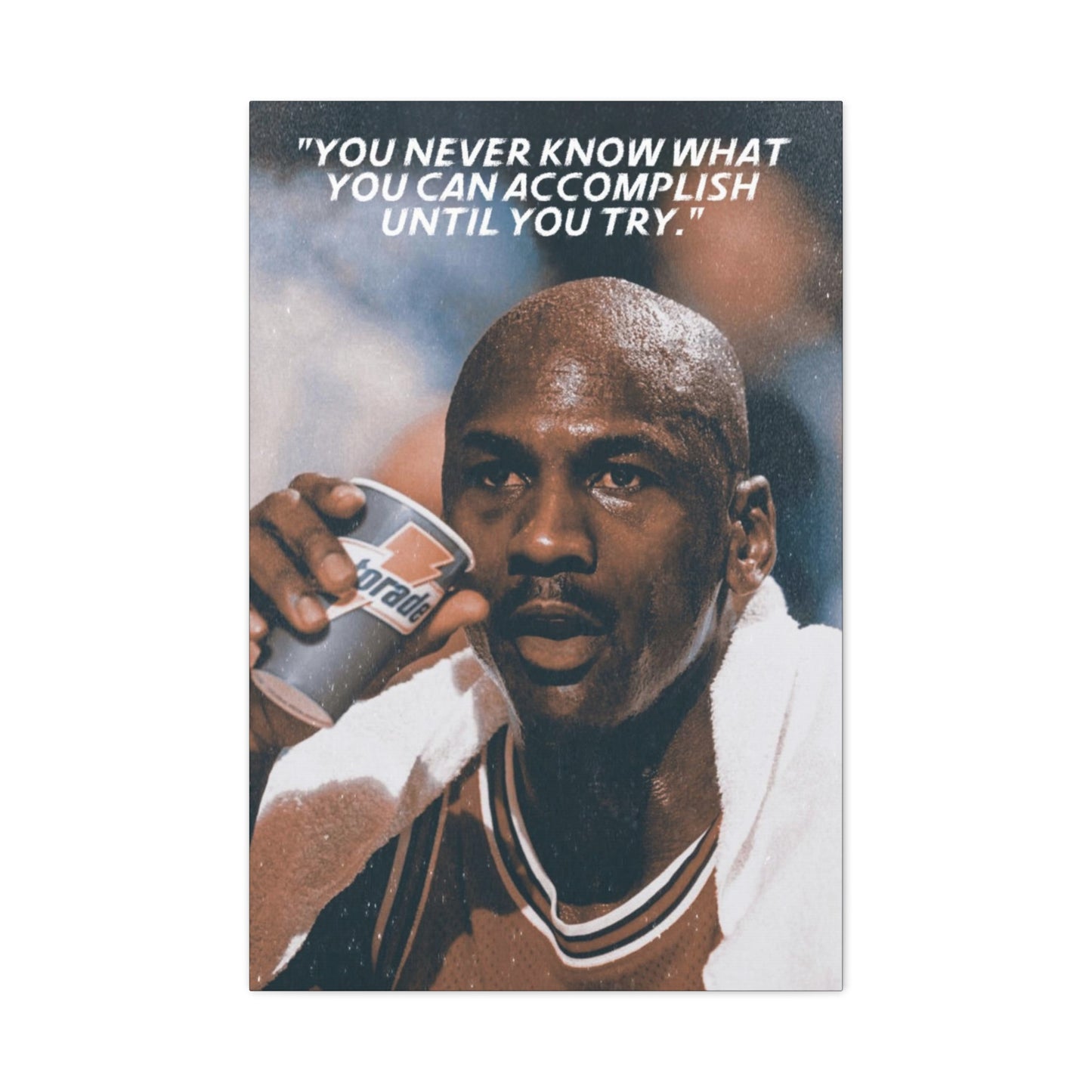 Michael Jordan Motivational Canvas