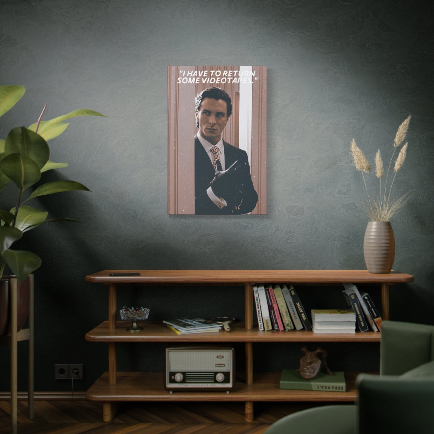 Patrick Bateman Motivational Canvas