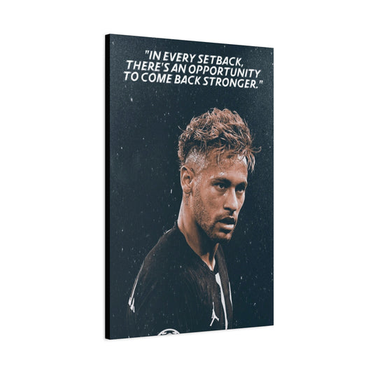 Neymar Motivational Canvas